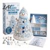 Zero-based Beading Material Kit DIY Christmas Tree for Adults Beginners Handmade 3D Ornament with Full Miniature Forest Desktop Display Tools