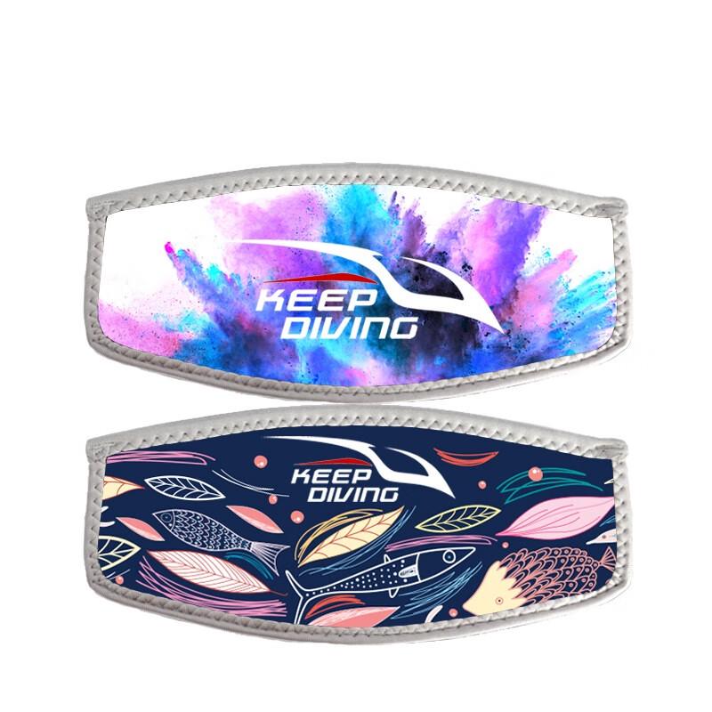 Diving Mask Hair Strap with Double-Sided Print