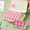 1 Stück Wöchentlicher Pillenorganisator 3/4 Mal am Tag, 7 Tage Pillendose 3/4 Mal, Tragbares Reise-Pillenetui für Pillen/Vitamine/Fischöl