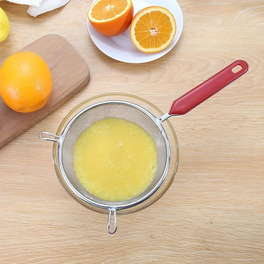 Stainless Steel Mesh Strainer Double Ears Frying Scoop Cooking Tools Flour Mesh Sieve  Noodles