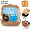 Food Grade Silicone Coated Air Fryer Paper Liners Non Stick Baking Oil Absorbent