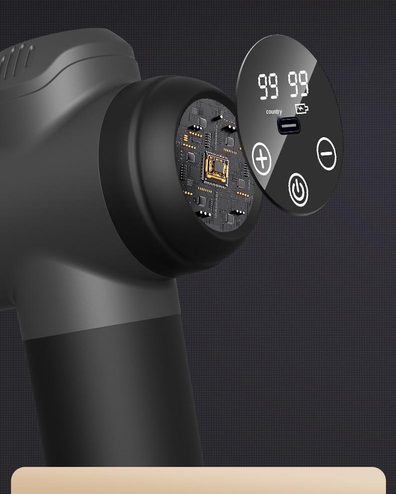 Rechargeable Electric Muscle Massager Gun for Sports Relaxation