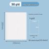Mini A6 Student Planner Inserts with Transparent Photo Album Pockets, 40 Pages, and Classification Stickers