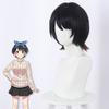 Wig&Headwear Anime Rent a Girlfriend Sarashina Ruka Cosplay Short Wig with Headwear Heat-resistant Fiber Hair + Wig Cap Party Girls Women