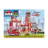 Construction Set - ZURU - Fire Station Large (976 Pieces) - Create a Fire Station with Vehicles and Accessories