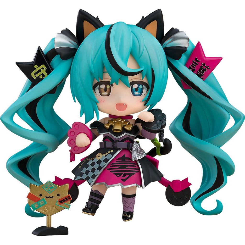 Good Smile Company Hatsune Miku Black Maneki Miku Figure 10cm Nendoroid Ver.