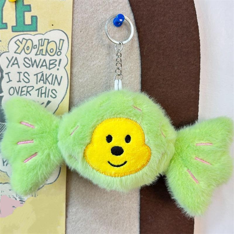 

Креативная милая плюшевая кукла в виде обезьянки-конфетки, мягкие игрушки, брелок-подвеска, шармы для сумки, подвесные украшения для рюкзака, подарки, брелок зелёный