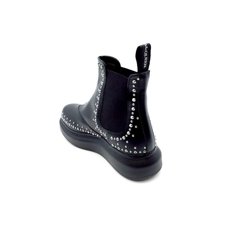 Alexander McQueen Hybrid Chelsea Boots 'Black Studd' Women's 650803WHX571081