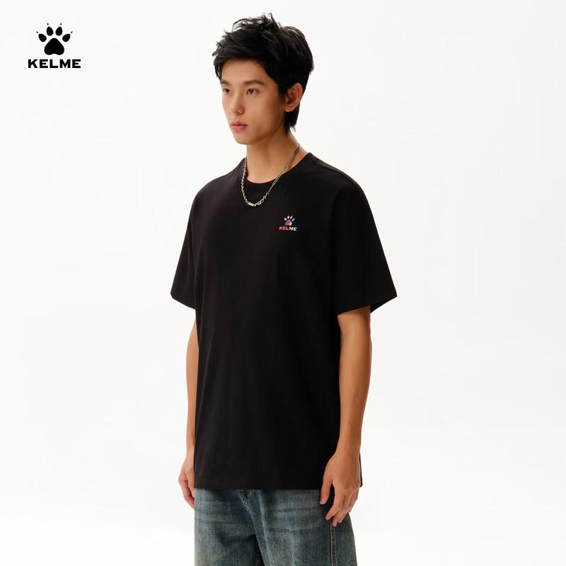 KELME Men's Magic Claw Print Crew Neck T-Shirt