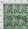 oneOone Cotton Flex Lime Green Fabric Tiger Animal Skin Sewing Fabric By The Yard Printed Diy Clothing Sewing Supplies 40 Inch