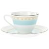 Noritake Humming Blue Cup & Saucer Set (Pair) (For Coffee and Tea) 125cc, Blue Fine Porcelain, P5389L/1645