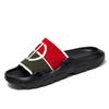 Men's Shoes Foreign Trade Summer Wear Comfortable Flat-bottomed Beach Platform Slippers Fashionable and Simple One-word Sandals
