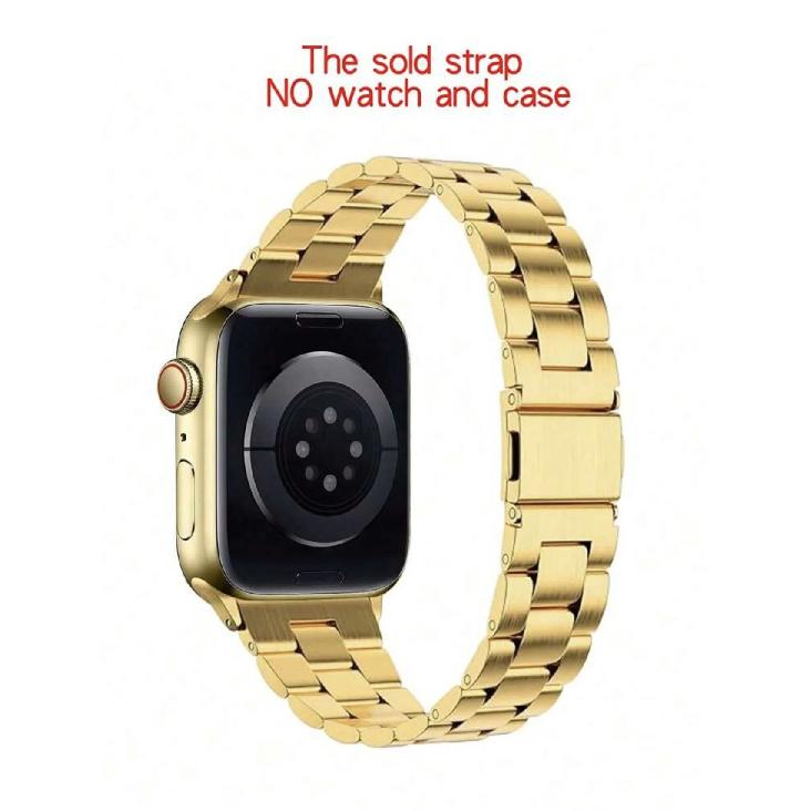 Stainless steel Link bracelet For Apple Watch band Series 8/7/6/10/9 40mm 41mm 38mm 42mm 44mm 45mm 46mm Strap