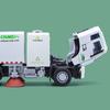 Camion della spazzatura giocattolo in scala 1/32 con suono e luce per ragazzi, modello di camion per il riciclaggio, auto giocattolo pressofusa, regalo per bambini