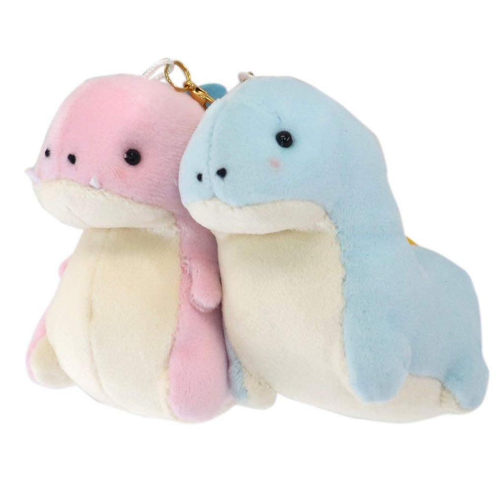 Mascot Keychain [NicoNui Pair Plush Toy Ball Chain] DinosaurSet of 2
