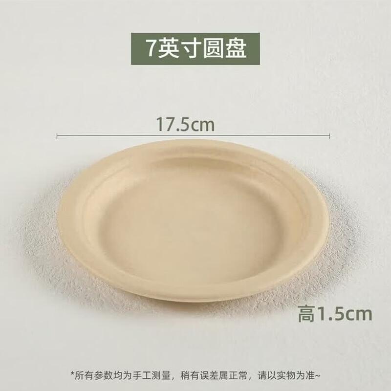 Biodegradable Natural Sugarcane Pulp Plates