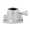 Zinc Alloy Drum Kit Holder Base Plate Cymbal Holder Clamp Percussion Instrument PartsSilver