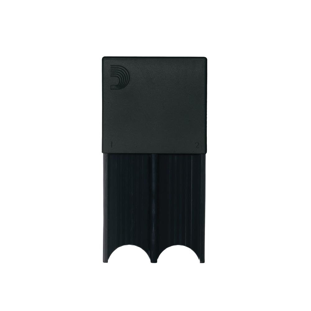 D'Addario WoodWinds Reed Guard for Tenor & Baritone Saxophone, Holds 4 Reeds, DRGRD4TBBK, Black
