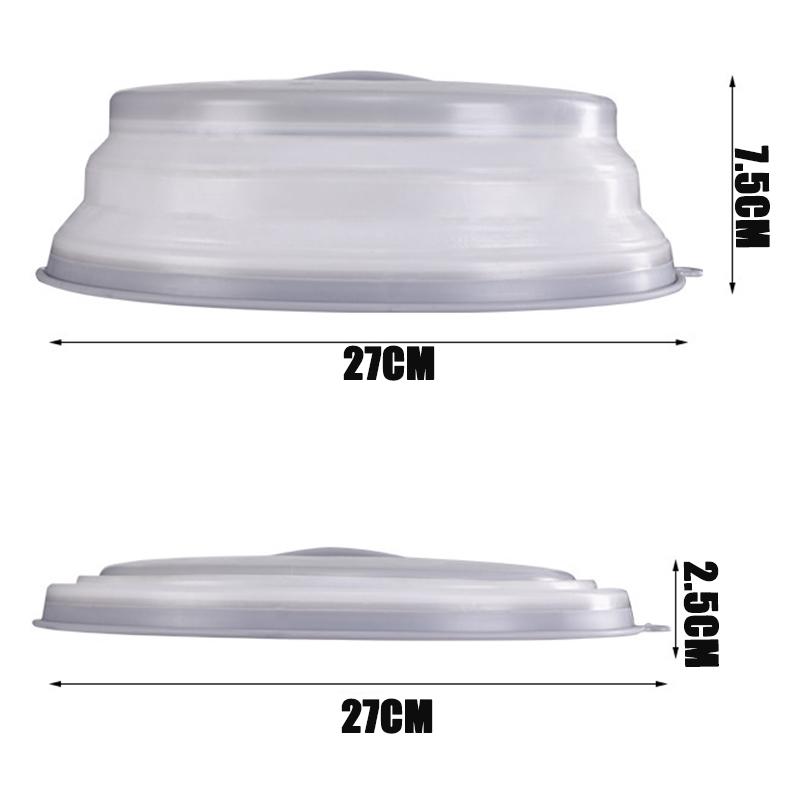 Microwave Oven Heating Splash-proof Splatter Cover Multifunctional Foldable Splatter Cover Anti-mosquito Food Preservation Cover