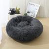 40cm Round Pet Bed for Large Dog Bed Super Soft Cat Bed Long Plush Dog House for Medium Dog House Winter Warm Sleeping