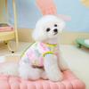 Princess floral pet clothing small dog cat teddy dog clothes spring autumn and winter new vest vest