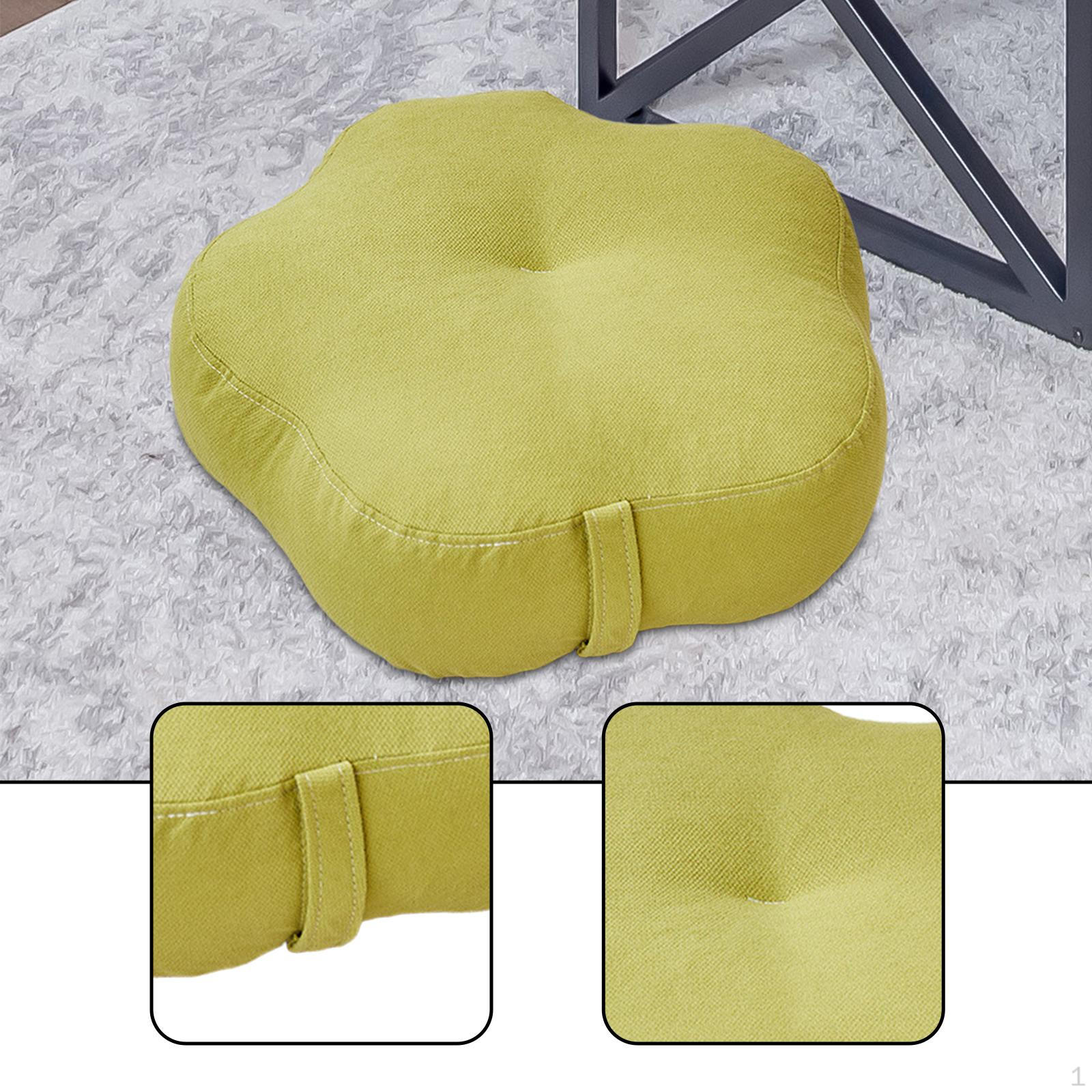 

Circular Floor Cushion, Meditation Seat, Versatile Pad for Sofa Bed Balcony Bedroom зелёный