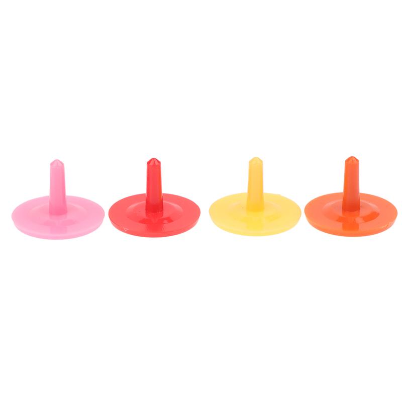 20Pcs Assorted Color Golf Ball Mark Portable Round Shaped Plastic Golf Ball Position Markers Equipment For Golfers
