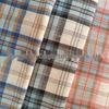 Imitation Linen Breathable Summer Plaid Fabric for Shirts and Dresses