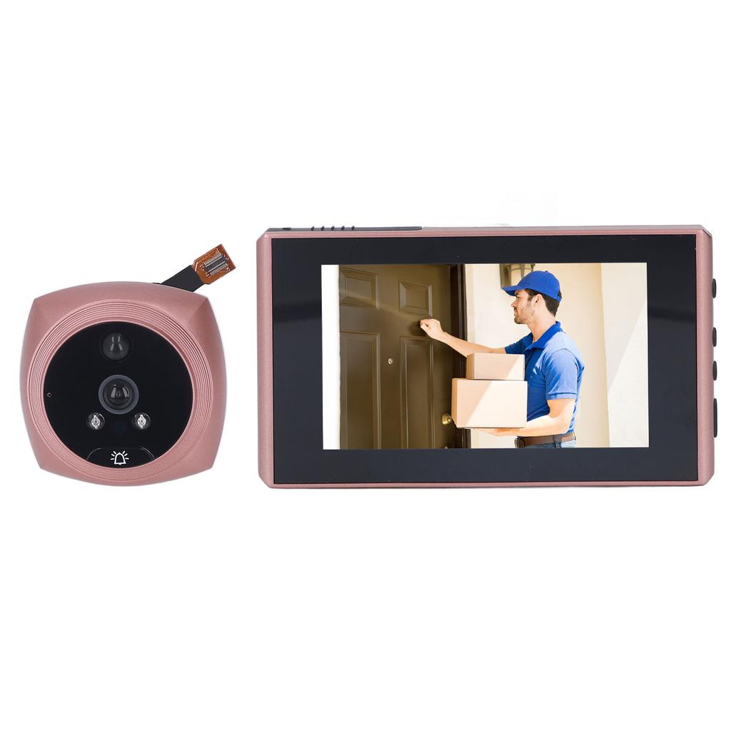 Smart HD Visual Doorbell Automatic Recording Video Doorphone Anti Theft Doorbell Camera for Home