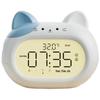 HANDUNYOU Little Blue Cat Alarm Clock
