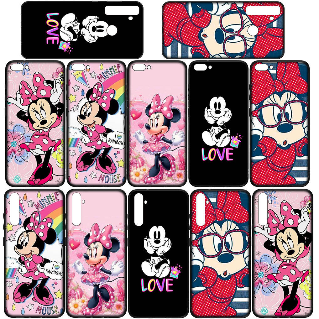 for iPhone 17 16 15 Xiaomi Poco F7 F8 X7 X6 F5 C85 C75 C71 M8 Redmi Note 14 13 12 11 Pro Max 14C 13C 15C A3 A4 Phone Case Anime Minnie Mouse Cover