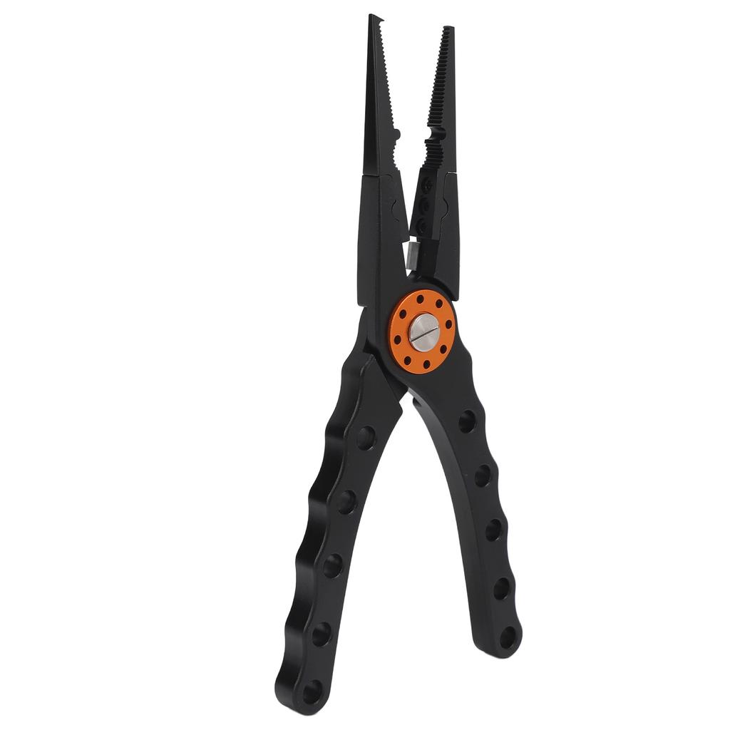 Fishing Pliers Aluminum Alloy Multi Functional Split Ring Pliers Hook Remover Braid Line Cutter