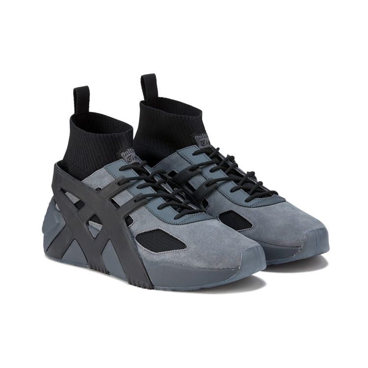 Onitsuka Tiger Unisex Big Logo Trainer 2.0 Sock Metropolis Black 1183B472-020