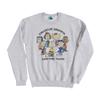 Peanuts Unisex Adult Charlie And The Gang Sweatshirt