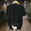 Men's Plus Size Quick Dry Waffle Knit T-Shirt – Breathable Crew Neck Short Sleeve Tee (5XL-13XL)