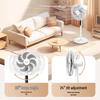 Midea Pedestal Oscillating Fan with Remote and Timer