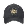 Luffy Gear  Moon One Piece Men Women Baseball Cap  Distressed Washed Hat Vintage Outdoor Running Golf Unstructured Soft Sun Cap