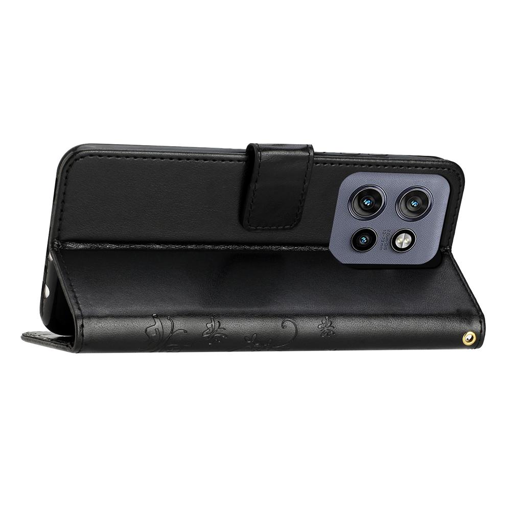 For Motorola Edge 50 Neo 5G/Moto S50 5G/Thinkphone 25 5G Case Pattern Imprint PU Leather Phone Wallet Cover with Strap