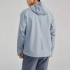 Skechers Solid Color Zip Hooded Jacket Men Jackets Wind-Grey P423M112-02N6