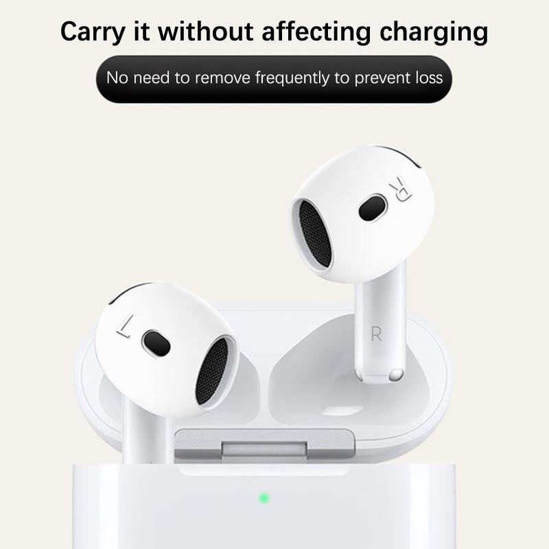 1 Paar Silikon-Ohrpolster für Airpods 4-Hülle, kabellose Ohrhörer, schützende Ohrkappen, Abdeckungen für Airpods 4, Ohrpolster, Ohrstöpsel