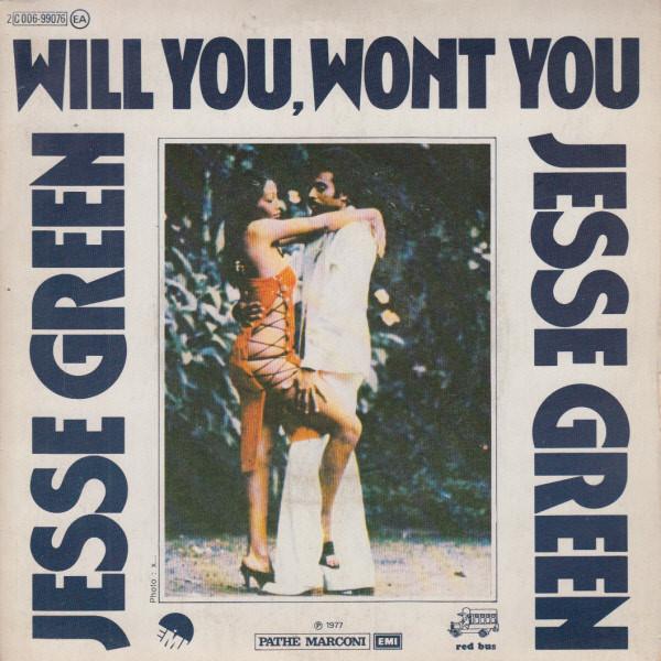 

7-дюймовая пластинка JESSE GREEN Will You Wont You 2C00699076 EMI 1977 Франция SoulFunk Б/у