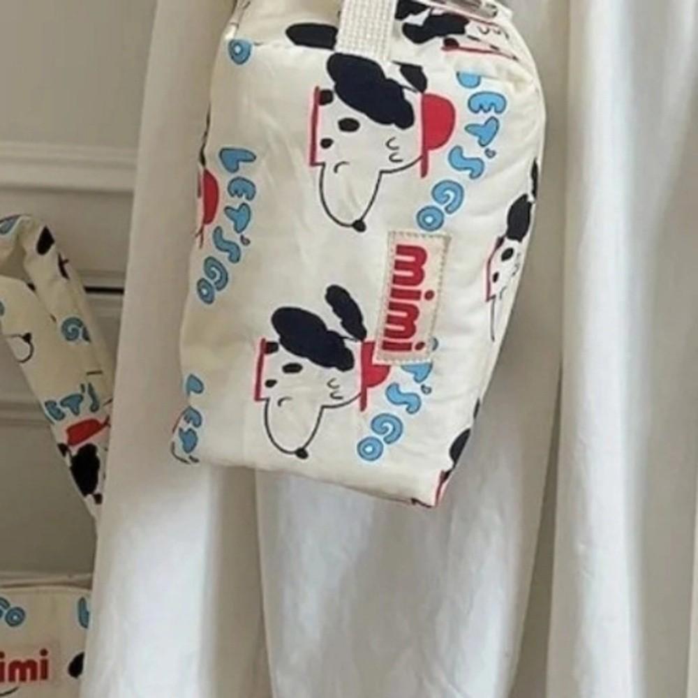 Casual Printed Handheld Bag Travel Large Capacity Toiletry Storage Bag Small Handbag Women Girls