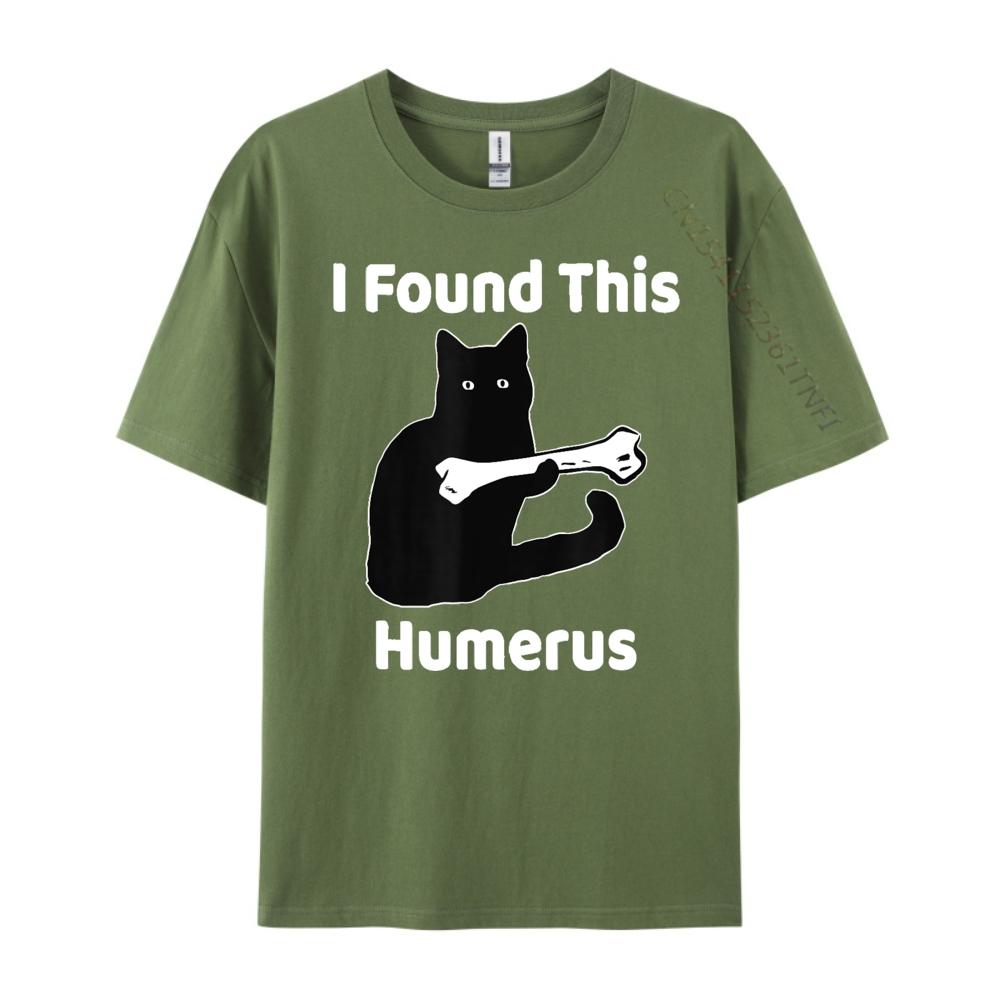 I Found This Humerus White Graphic Tee Funny Shirt England Style