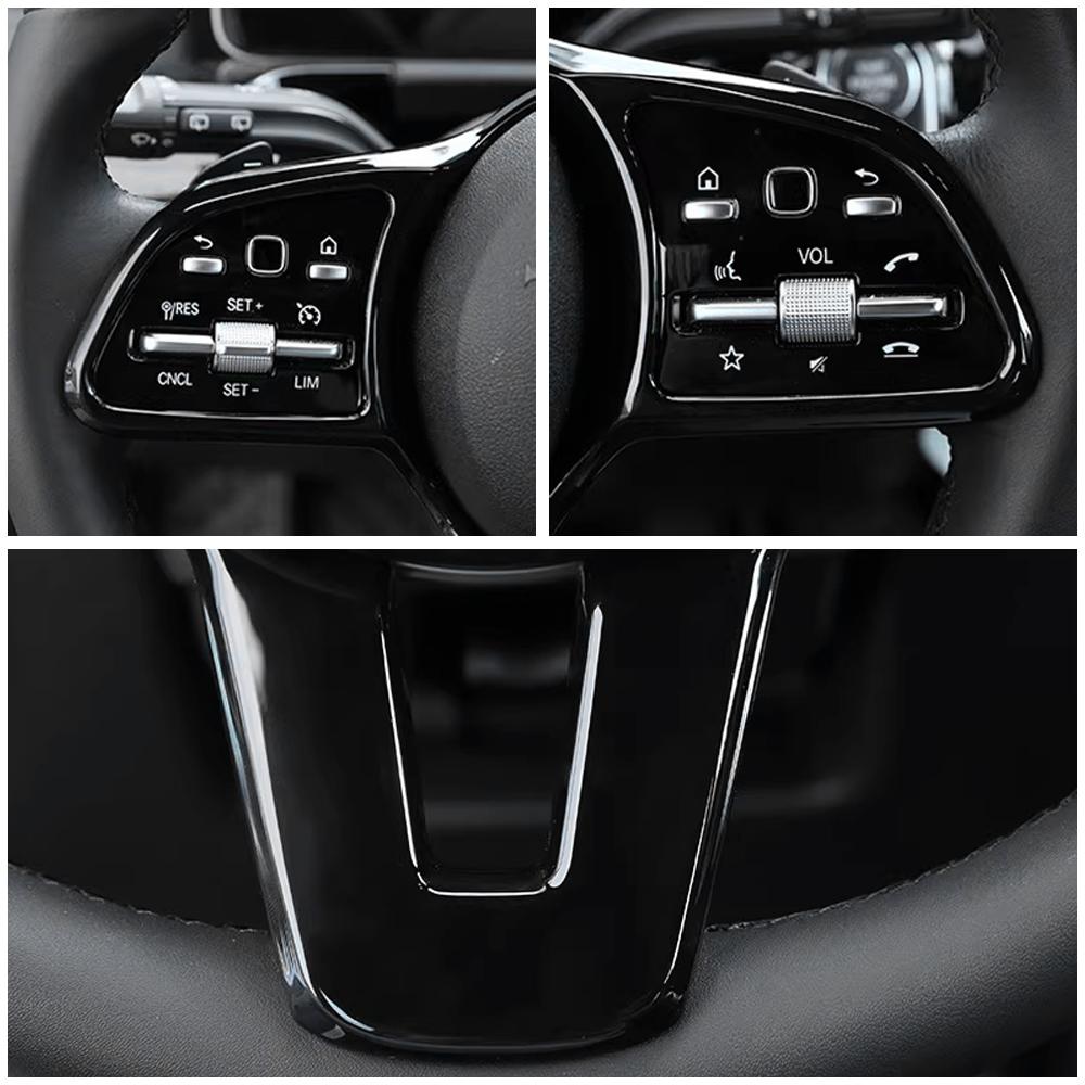 Pro Mercedes Benz W167 W205 W213 W247 W463 GLB X247 GLC X253 CLS C257 GLB Panel volantu Kryt ozdobné nálepky Příslušenství