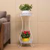 European-Style Multi-Layer Iron Flower Stand for Indoor and Balcony Use