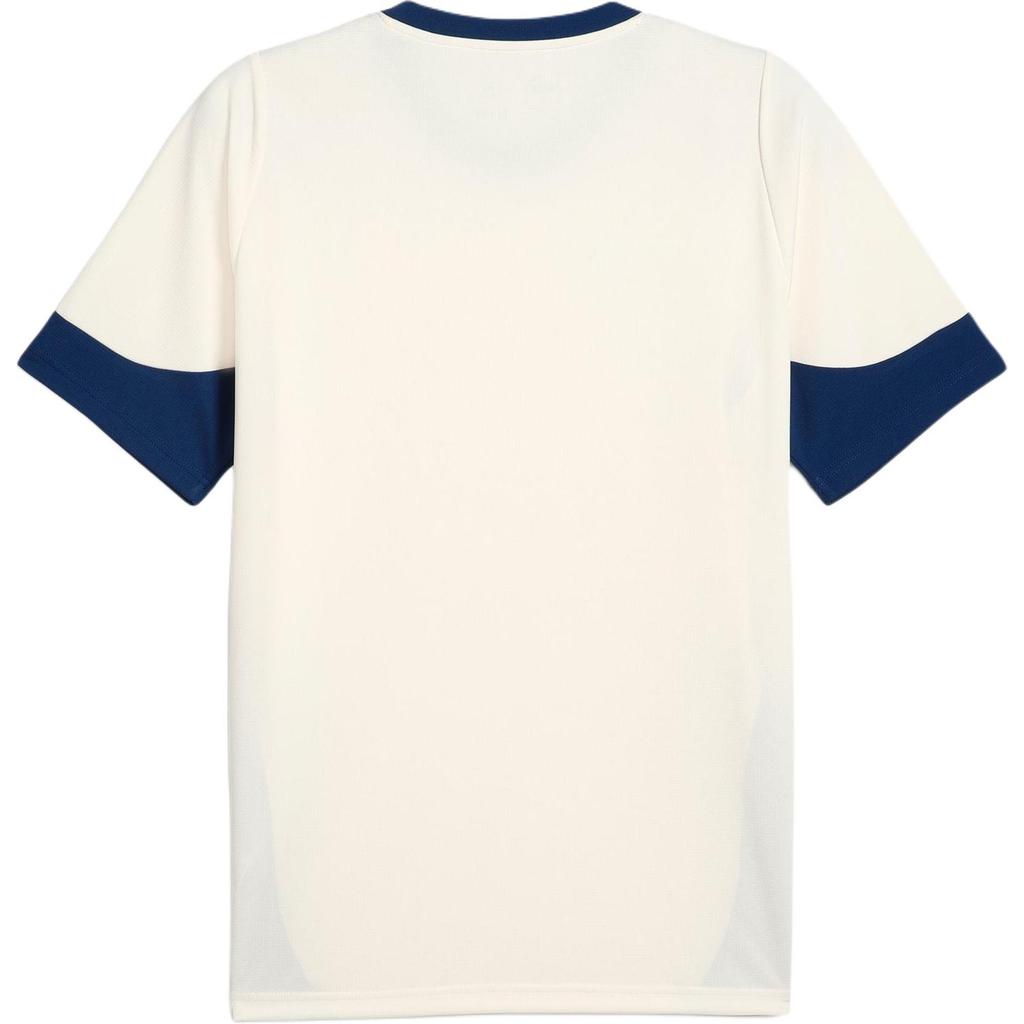 Puma Logo Color Block Round Neck Short Sleeve T-Shirt Men Tops Sugar-Almond 779512-12