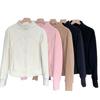 Autumn Winter Stand Collar Casual Fashion Zipper Coat Women Slim Simple All-match Sports Cardigan Outwear Top