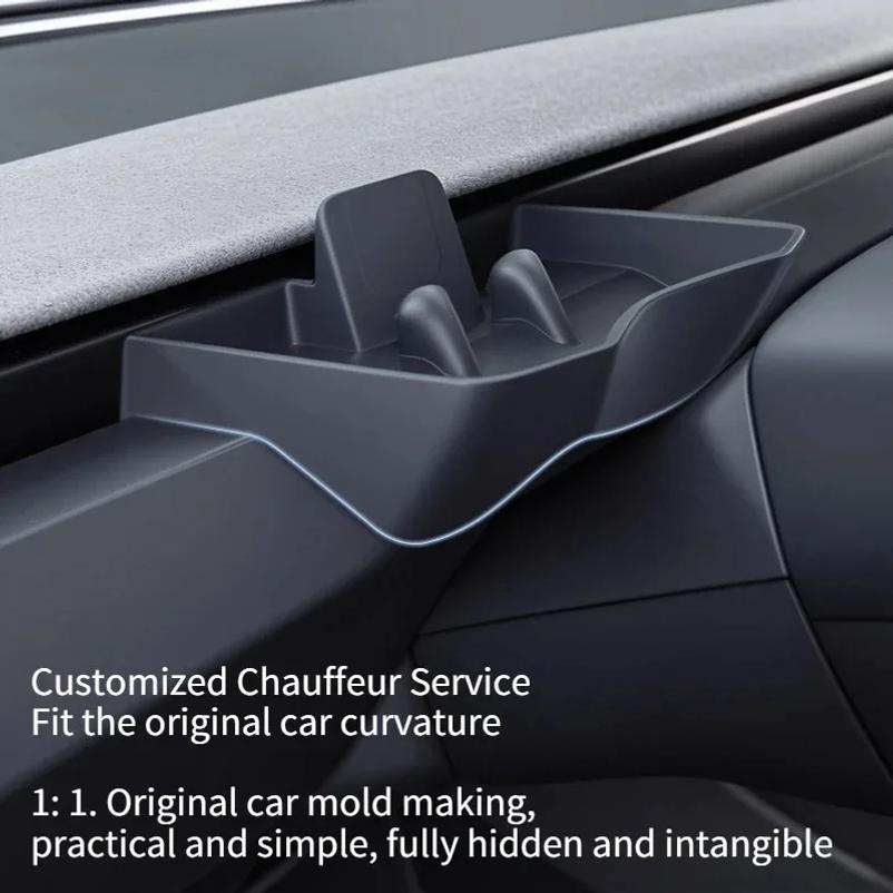 Telefoonhouder voor Auto voor Tesla Model Y Juniper/Model 3 Highland Centrale Bediening Opbergdoos Dashboard Brillenhoesje Auto Accessoires