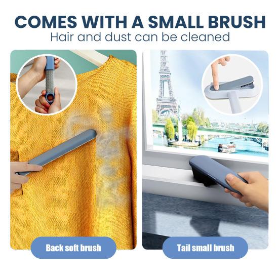 Pet Lint Remover 4 In 1 Fabric-Safe Dog Hair Remover Brush Carpet Scraper Washable Lint Cleaner Gentle On Furniture for Dog Cat Hair