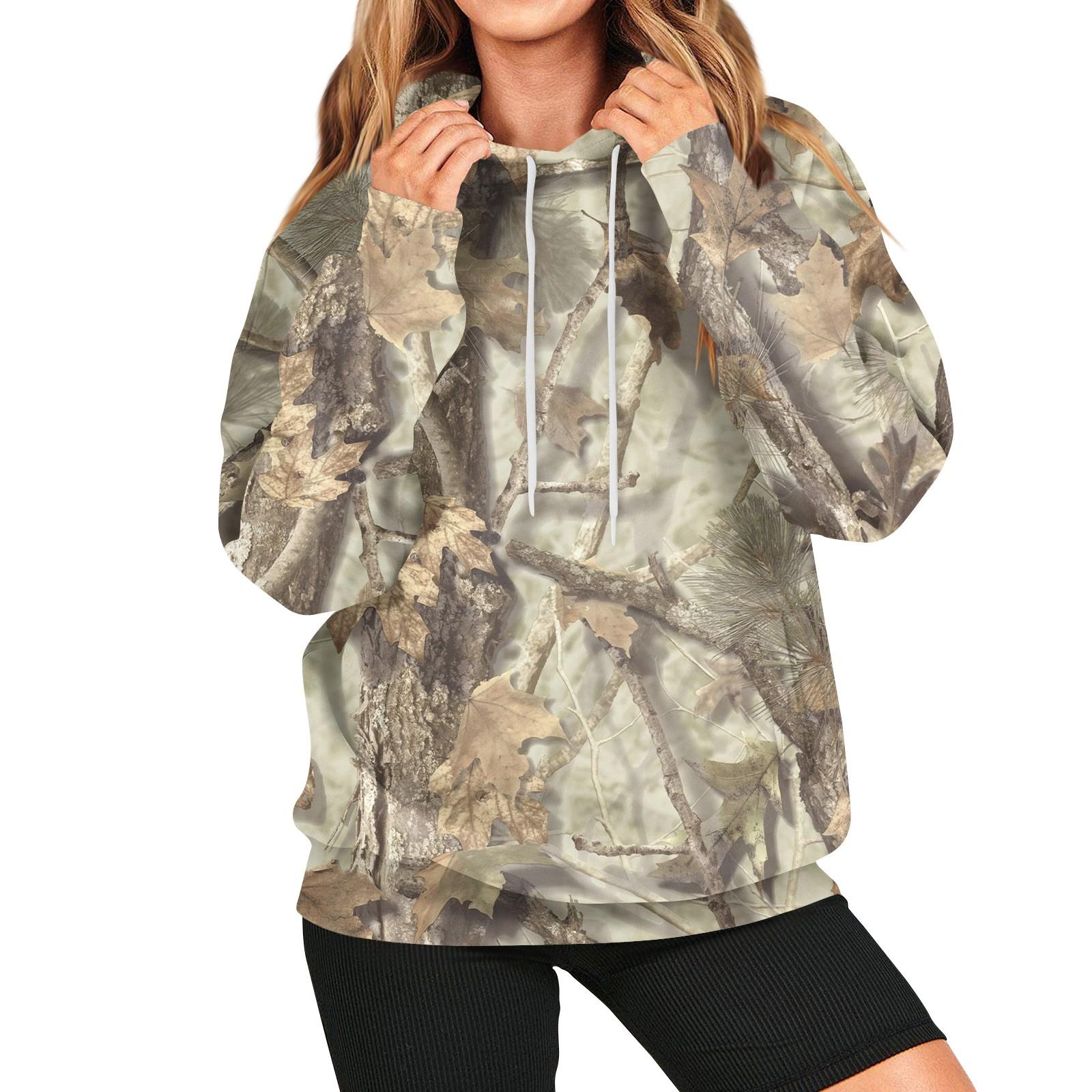 

Женская мода повседневная универсальная повседневная толстовка с рисунком повседневная с длинным рукавом уличная камуфляжная толстовка с длинным рукавом с принтом L бежевый